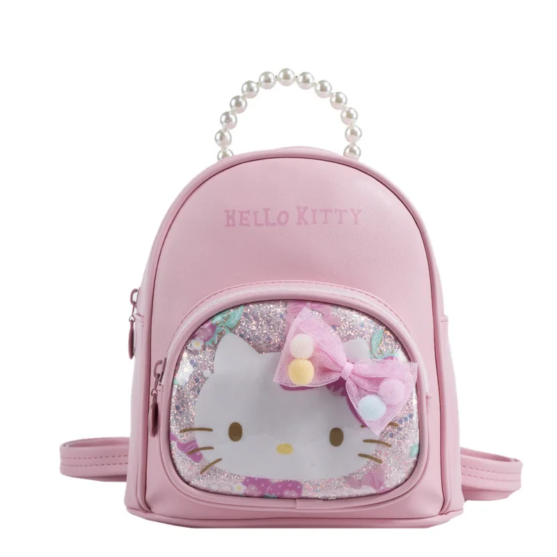Новый детский рюкзак Hello Kitty из искусственной кожи с мультяшным принтом, сумка для девочек из серии милых принцесс с жемчугом, сумка для детского сада и школы
Новый детский рюкзак Hello Kitty из искусственной кожи с мультяшным принтом, сумка для девочек из серии милых принцесс с жемчугом, сумка для детского сада и школы