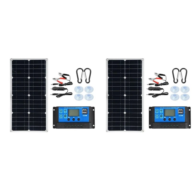 2X 300W Solar Panel Kit Portable Power RV Monocrystalline Boat Flexible Battery 12V
2X 300W Solar Panel Kit Portable Power RV Monocrystalline Boat Flexible Battery 12V