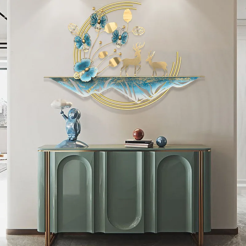 Металлическая трехмерная настенная Подвеска для гостиной, столовой, настенное украшение для крыльца, креативный фон для украшения стен 
Металлическая трехмерная настенная Подвеска для гостиной, столовой, настенное украшение для крыльца, креативный фон для украшения стен