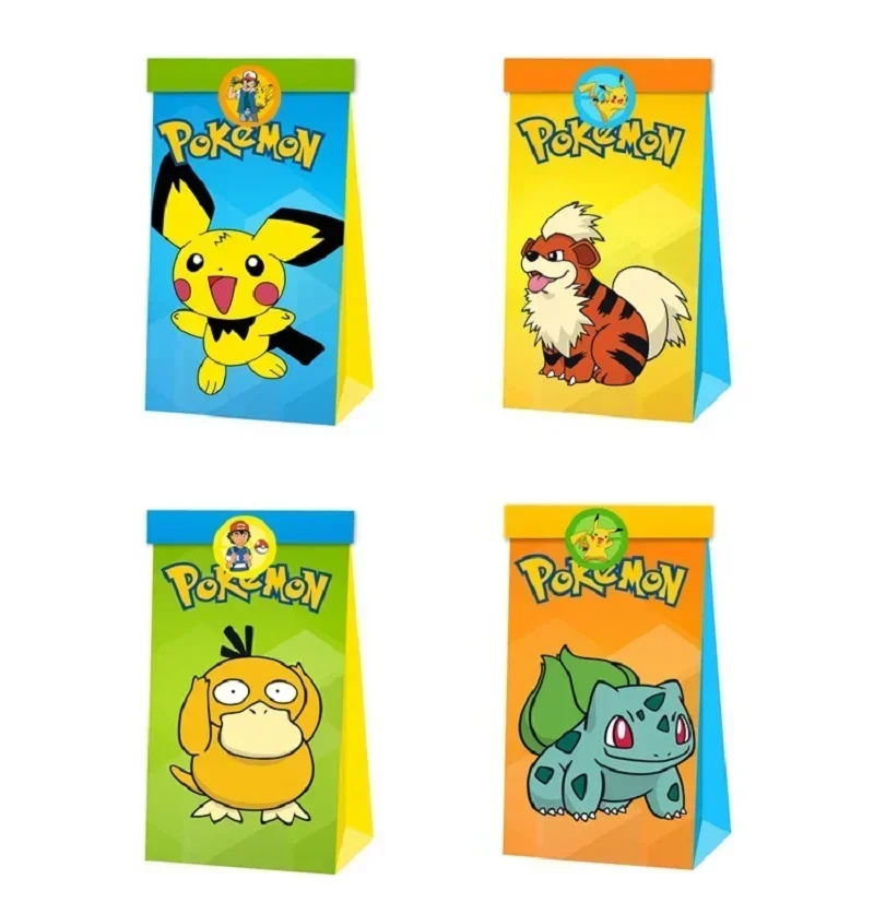 12pcs Pokemon Pikachu Gift Bag Candy Loot Bag Cartoon Theme Party Festival Event Birthday Decoration Favor Party Toys
12pcs Pokemon Pikachu Gift Bag Candy Loot Bag Cartoon Theme Party Festival Event Birthday Decoration Favor Party Toys