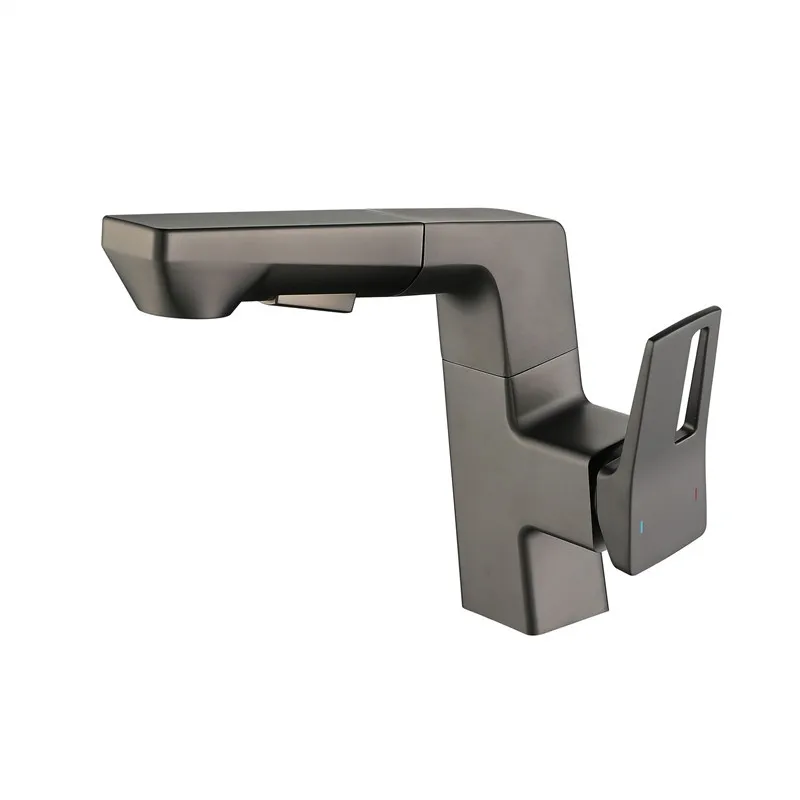 Popular design Brass Gun Gray Pull out Basin Mixer Tap High Quality Copper Bathroom Sink Faucet With Two modes spray
Popular design Brass Gun Gray Pull out Basin Mixer Tap High Quality Copper Bathroom Sink Faucet With Two modes spray