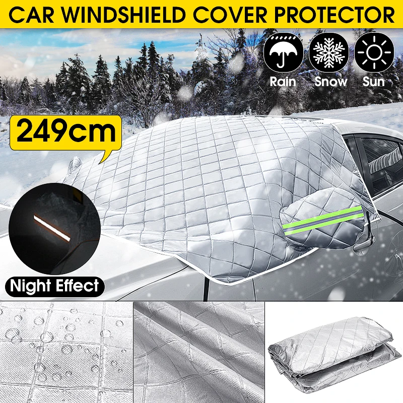 Car Windshield Snow Cover Automobile Magnetic Sunshade Cover Outdoor Waterproof Anti Ice Frost Auto Protector
Car Windshield Snow Cover Automobile Magnetic Sunshade Cover Outdoor Waterproof Anti Ice Frost Auto Protector