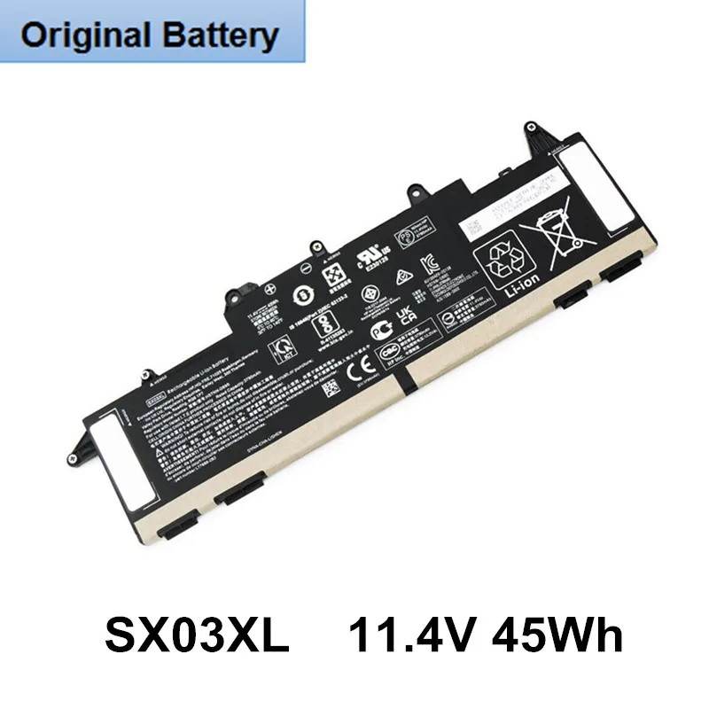 Новый оригинальный литий-ионный аккумулятор SX03XL для ноутбука HP ProBook X360 11,4 G7 G8
Новый оригинальный литий-ионный аккумулятор SX03XL для ноутбука HP ProBook X360 11,4 G7 G8