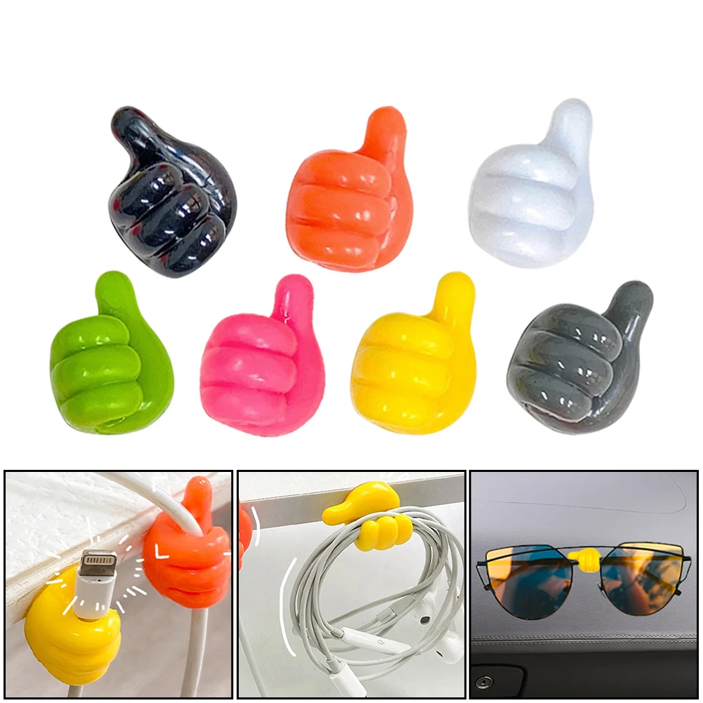 10Pcs Self Adhesive Thumb Hook Resin Thumb Cord Holder Wall Hook Cable Clip Holding Cables Keys Cords For Car Home Office
10Pcs Self Adhesive Thumb Hook Resin Thumb Cord Holder Wall Hook Cable Clip Holding Cables Keys Cords For Car Home Office