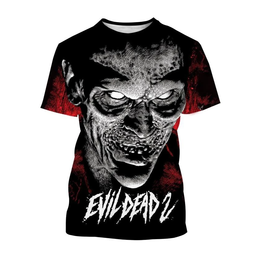New hot selling The Evil Dead 3D printed T-shirt dracula movie round neck short-sleeved horror movie casual fashion neutral top
New hot selling The Evil Dead 3D printed T-shirt dracula movie round neck short-sleeved horror movie casual fashion neutral top
