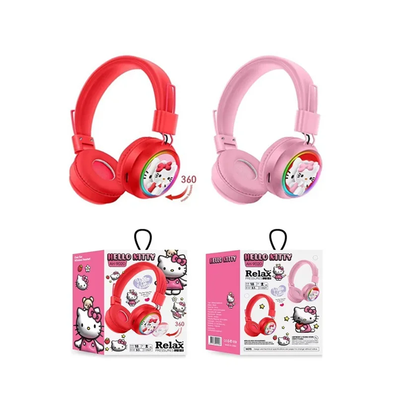 Hello Kitty AH-902D 360 ° Headworn Intelligent Pressure Reducing Cartoon Bluetooth Earphones, Mobile Computers, Music Stereo
Hello Kitty AH-902D 360 ° Headworn Intelligent Pressure Reducing Cartoon Bluetooth Earphones, Mobile Computers, Music Stereo