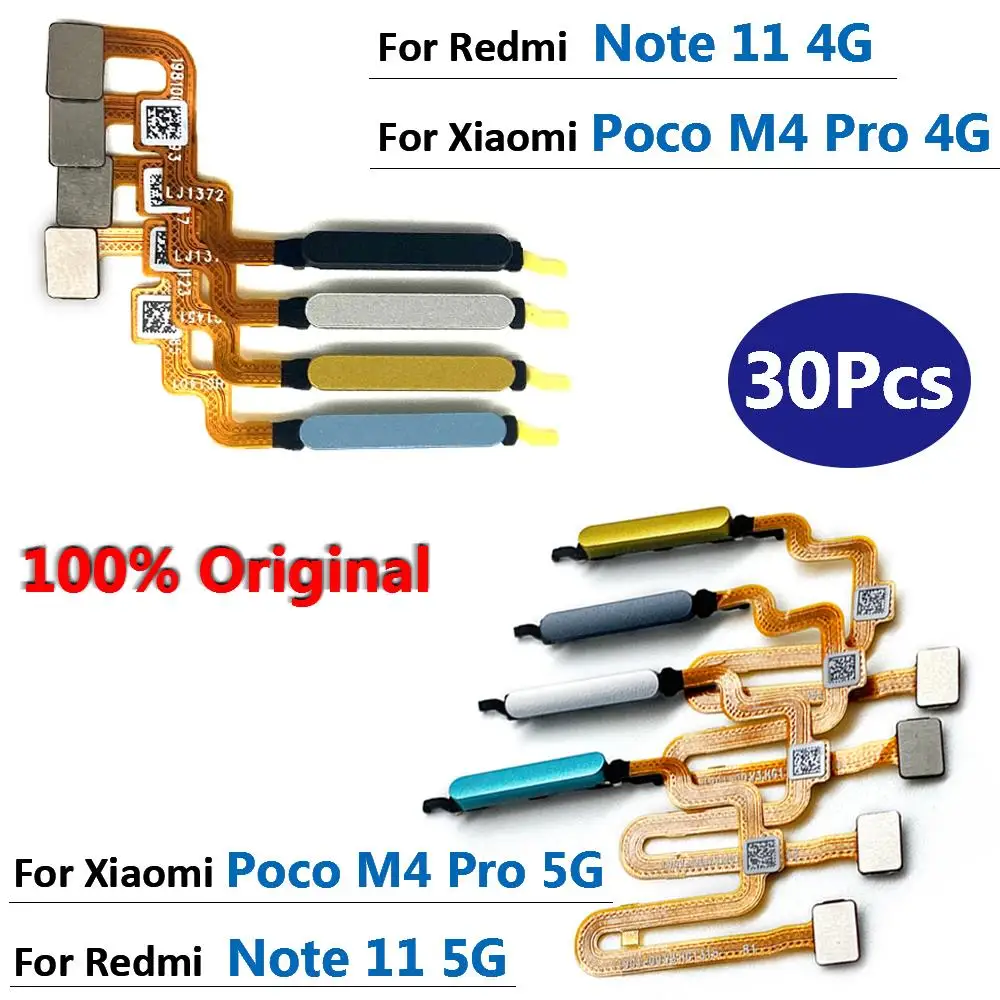 Оригинальный датчик отпечатков пальцев для Xiaomi Poco M4 Pro / Redmi Note 11 5G 4G, 30 шт.
Оригинальный датчик отпечатков пальцев для Xiaomi Poco M4 Pro / Redmi Note 11 5G 4G, 30 шт.