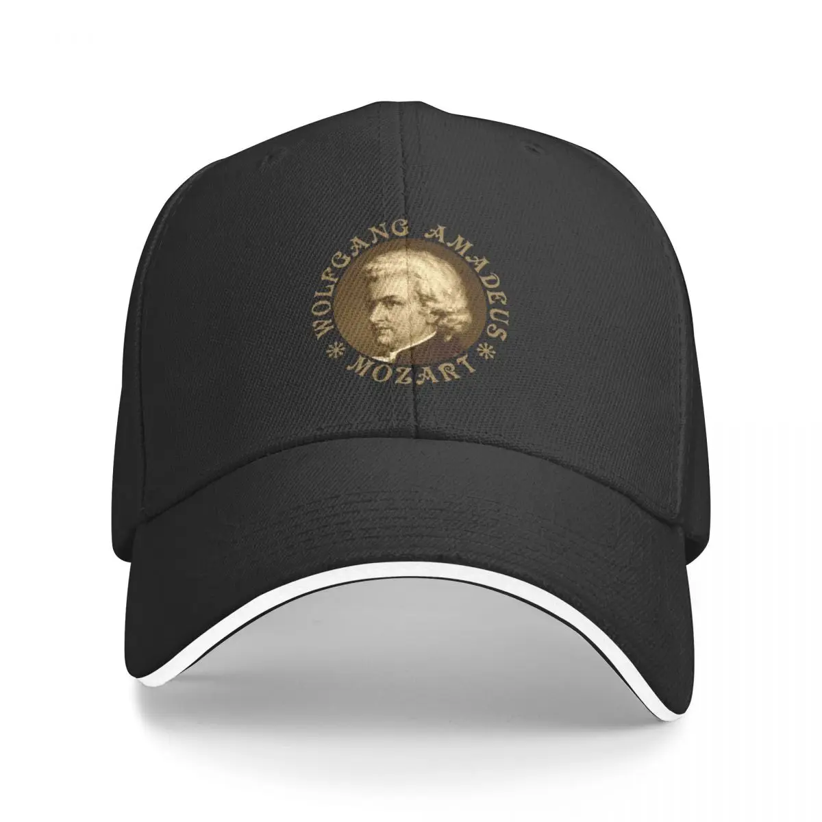 

New Wolfgang Amadeus Mozart - Vintage Design - CRB Baseball Cap Military Tactical Caps black Woman Hats Men's