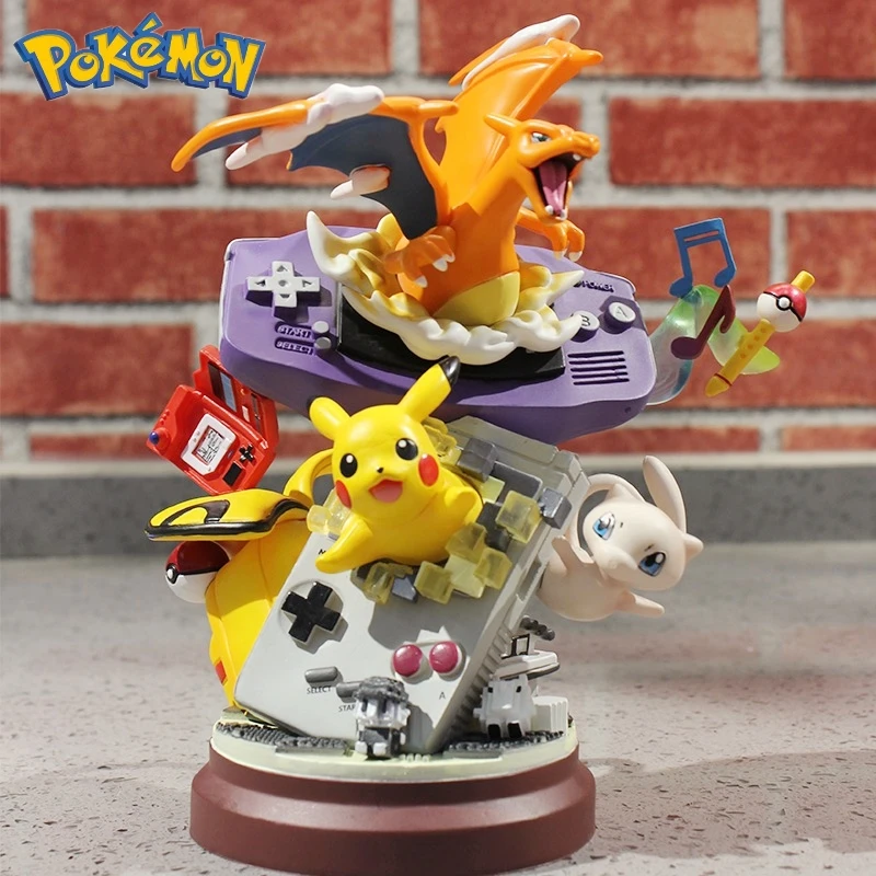 Pokemon Pikachu Action Figure Toys Anime Resin Station Gameboy Pika Mew Charizard 19cm Model Doll Pvc Ornament Toy Gift For Kids
Pokemon Pikachu Action Figure Toys Anime Resin Station Gameboy Pika Mew Charizard 19cm Model Doll Pvc Ornament Toy Gift For Kids