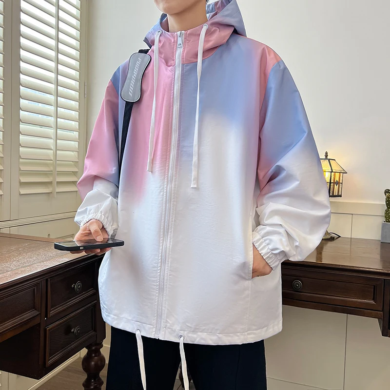 Spring Autumn Men Windbreak Jackets Male Casual Fashion Outdoors Hooded Loose Jacket for Men Woman Coat New Streetwear
Spring Autumn Men Windbreak Jackets Male Casual Fashion Outdoors Hooded Loose Jacket for Men Woman Coat New Streetwear