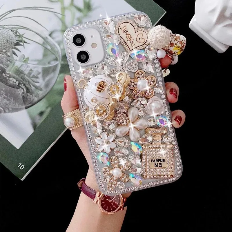 Luxury Perfume Bottle with Pendant, Cell Phone Cases, Diamonds Glitter, for Samsung S24, S21, S22, 23, Ultra Note20, Fashion
Luxury Perfume Bottle with Pendant, Cell Phone Cases, Diamonds Glitter, for Samsung S24, S21, S22, 23, Ultra Note20, Fashion