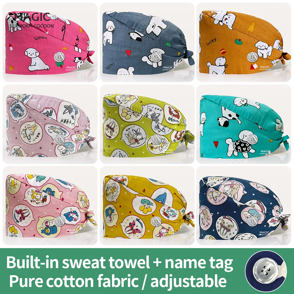Wholesale Prices Cute Pattern Nurse Accessories Breathable Anesthetist Caps with Sweat-Absorbent Cotton Comfortable Nursing Hat
Wholesale Prices Cute Pattern Nurse Accessories Breathable Anesthetist Caps with Sweat-Absorbent Cotton Comfortable Nursing Hat