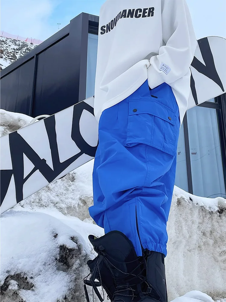 Unisex Waterproof Ski And Snowboarding Cargo Pants