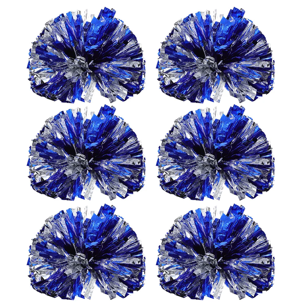 Cheerleading Flower Ball Dance Props Blue and Silver Pom Poms Compact Outdoor Cheerleader
Cheerleading Flower Ball Dance Props Blue and Silver Pom Poms Compact Outdoor Cheerleader