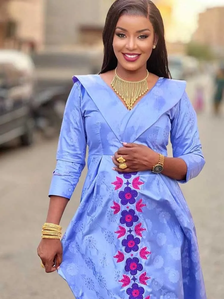 Bazin Riche Long Dresses For Ankara Women Party Clothing Bazin Riche Dashiki Robe 2024 Latest Bazin Riche Evening Gowns
Bazin Riche Long Dresses For Ankara Women Party Clothing Bazin Riche Dashiki Robe 2024 Latest Bazin Riche Evening Gowns