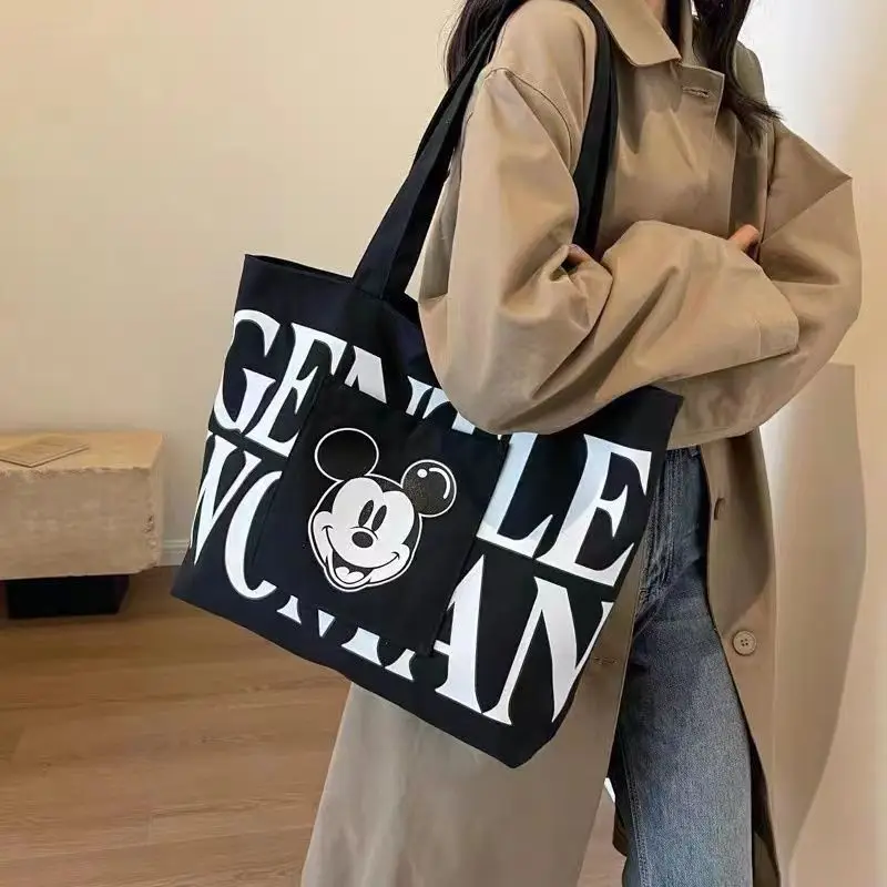 Mickey Mouse Shoulder Bag Kawaii Disney Cute Anime Kids Toys Versatile Tote Bag Students Large Capacity Storage Books Canvas Bag
Mickey Mouse Shoulder Bag Kawaii Disney Cute Anime Kids Toys Versatile Tote Bag Students Large Capacity Storage Books Canvas Bag