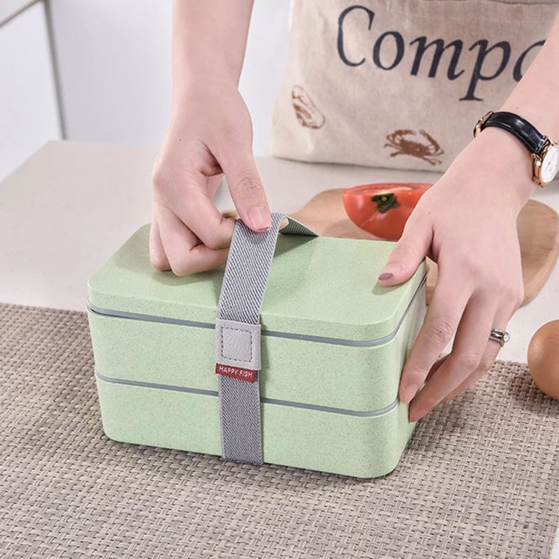 Microwave Lunch Box Wheat Straw 2 Layer Bento Box Dinnerware Food Storage Container Lunch Boxes
Microwave Lunch Box Wheat Straw 2 Layer Bento Box Dinnerware Food Storage Container Lunch Boxes