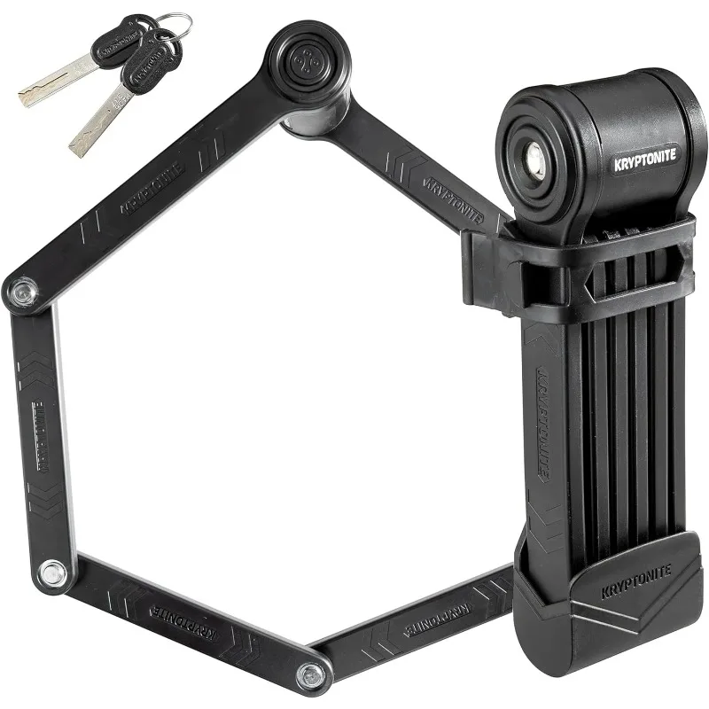 Kryptonite Keeper Folding Bike Lock, 2.75FT/3.25 FT Long Compact Lightweight High Security Anti-Theft Foldable Bicycle Lock
Kryptonite Keeper Folding Bike Lock, 2.75FT/3.25 FT Long Compact Lightweight High Security Anti-Theft Foldable Bicycle Lock