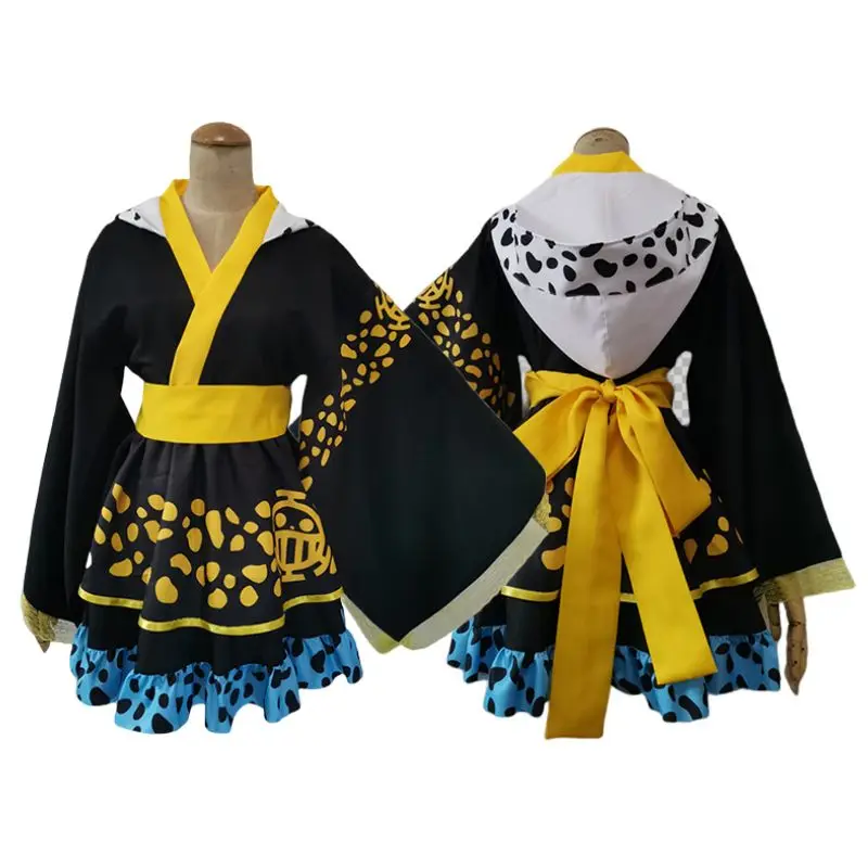 Anime One cos Piece Trafalgar Law Cosplay Costume Dress for Girls Hoodie Outfit Fantasia Halloween Party Disguise Suit for Women
Anime One cos Piece Trafalgar Law Cosplay Costume Dress for Girls Hoodie Outfit Fantasia Halloween Party Disguise Suit for Women