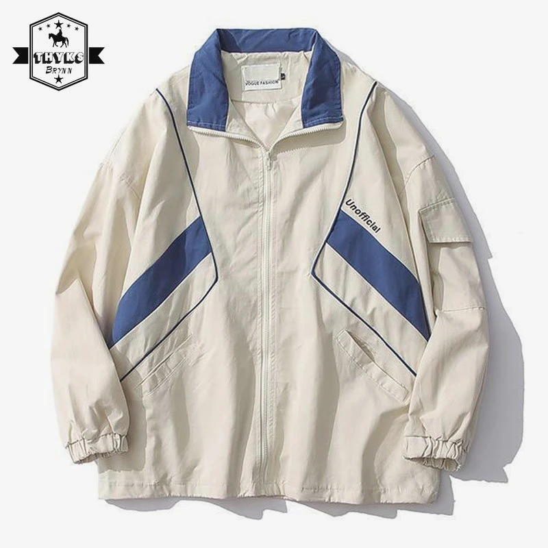 Hip Hop Men Bomber Jacket Color-blocking Loose Women High Street Versity Coats Oversized Casual Vintage Baseball Jackets Unisex
Hip Hop Men Bomber Jacket Color-blocking Loose Women High Street Versity Coats Oversized Casual Vintage Baseball Jackets Unisex