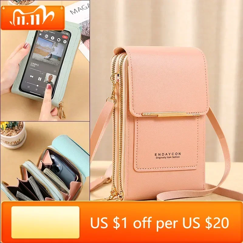 2023 Women Bags Soft Leather Wallets Touch Screen Cell Phone Purse Crossbody Shoulder Strap Handbag for Lady
2023 Women Bags Soft Leather Wallets Touch Screen Cell Phone Purse Crossbody Shoulder Strap Handbag for Lady