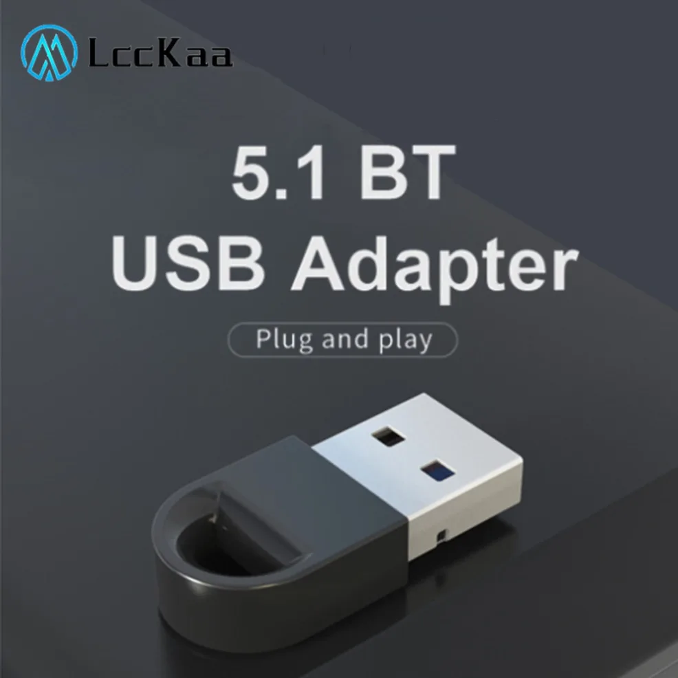 

USB Bluetooth Dongle Adapter Bluetooth 5.1 Receiver for PC Speaker Wireless Mouse Keyboard Music Audio Receiver Transmitter