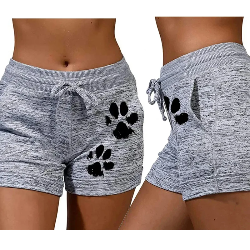 Casual Shorts Women High Waist Cats Claw Print Drawstring Quick Dry Elastic Waist Sports Shorts Gym Female Summer Pants 2024 New
Casual Shorts Women High Waist Cats Claw Print Drawstring Quick Dry Elastic Waist Sports Shorts Gym Female Summer Pants 2024 New