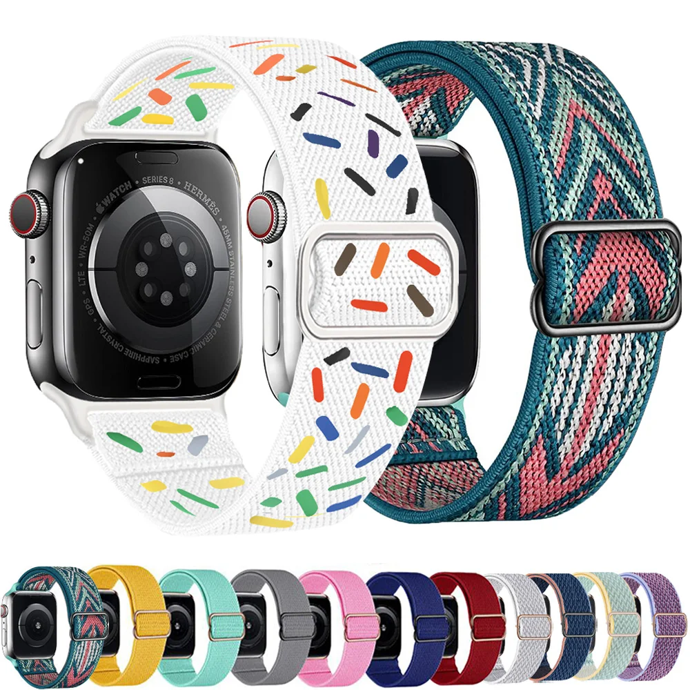 Ремешок резиновый для Apple watch band 40 мм 44 мм 45 мм 41 49, Нейлоновый Регулируемый соло-браслет для iWatch series 3 4 5 se 6 7 8 Ultra
Ремешок резиновый для Apple watch band 40 мм 44 мм 45 мм 41 49, Нейлоновый Регулируемый соло-браслет для iWatch series 3 4 5 se 6 7 8 Ultra