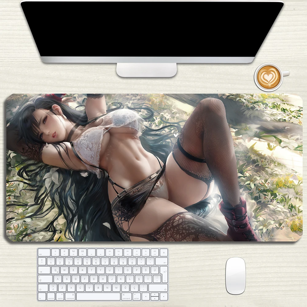 Игровой коврик для мыши для FF7 Aerith Tifa Sexy Pretty Girls, резиновый коврик для мыши с застежкой по краям, игровой коврик для мыши, Настольный коврик для клавиатуры, реквизит
Игровой коврик для мыши для FF7 Aerith Tifa Sexy Pretty Girls, резиновый коврик для мыши с застежкой по краям, игровой коврик для мыши, Настольный коврик для клавиатуры, реквизит