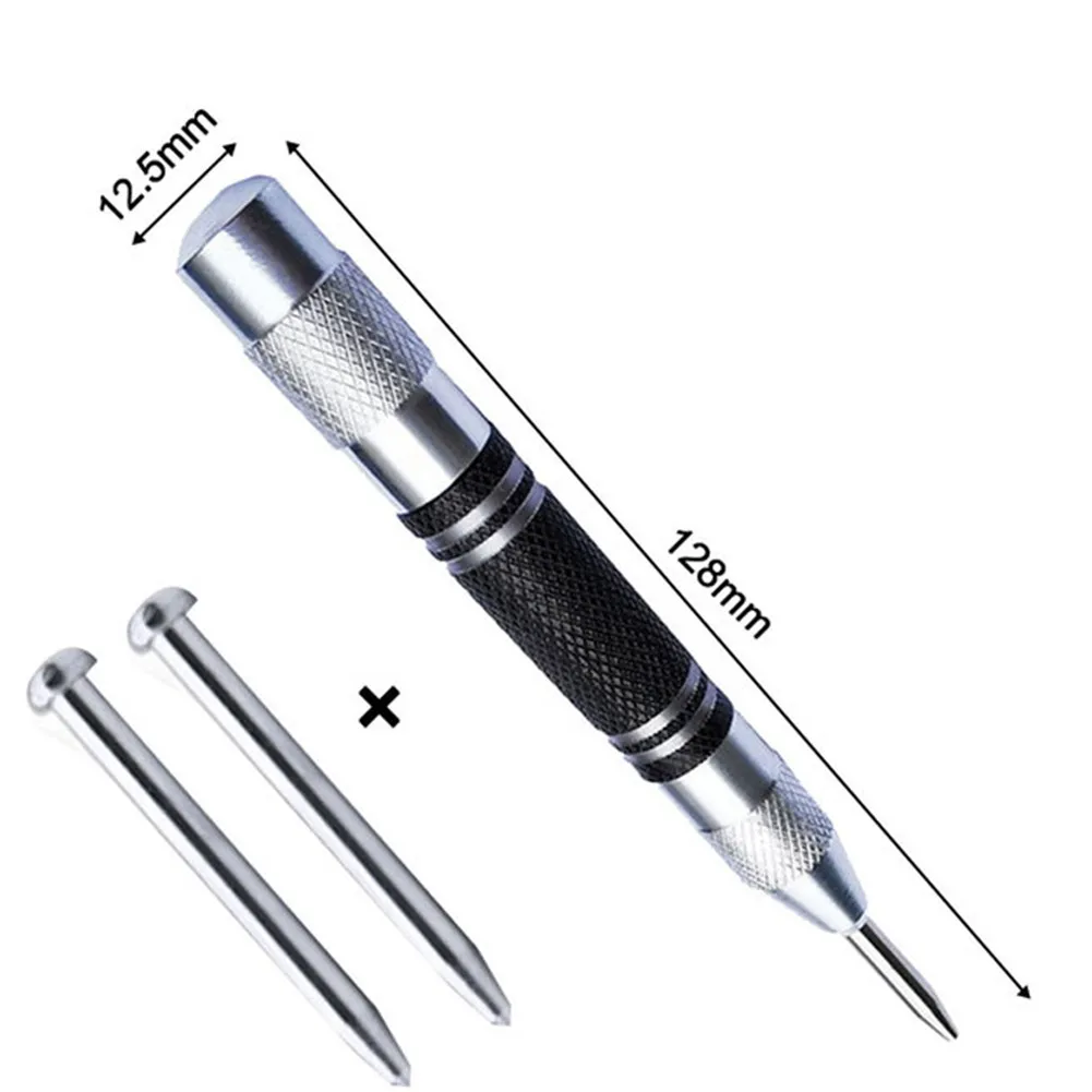 Durable Brand New Center Punch Black+silver Carbon Steel+alloy Steel Dot Punch 1 Pc Non Slip Grip Spring Loaded
Durable Brand New Center Punch Black+silver Carbon Steel+alloy Steel Dot Punch 1 Pc Non Slip Grip Spring Loaded