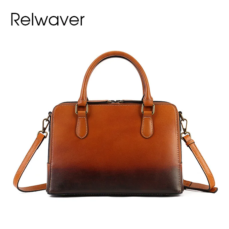 Relwaver gradual color natural cow leather women handbags double layer commuting lady handbag 2024 spring big shoulder crossbody
Relwaver gradual color natural cow leather women handbags double layer commuting lady handbag 2024 spring big shoulder crossbody