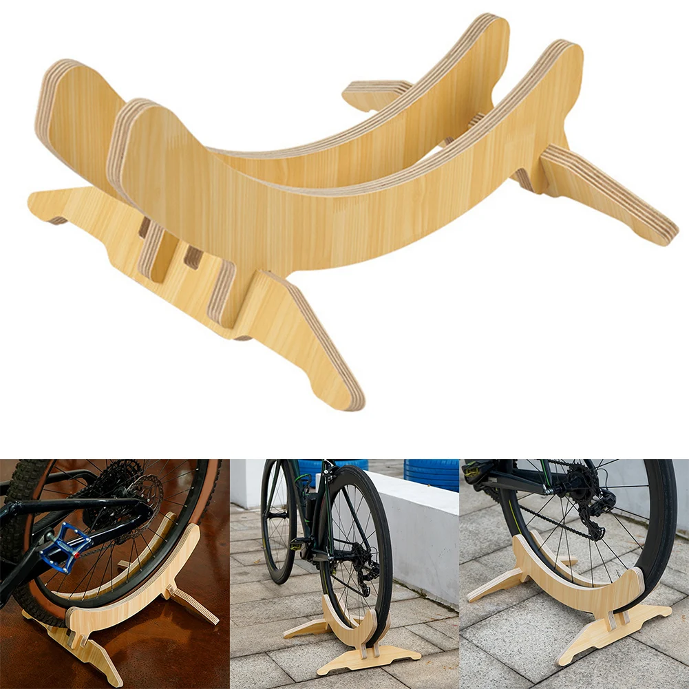 

Bike Storage Parking Stand Display Rack 2026 27.5 29inch 700c Wooden Kickstand Rack Holder For Mountain Road Bike Cycling Parts