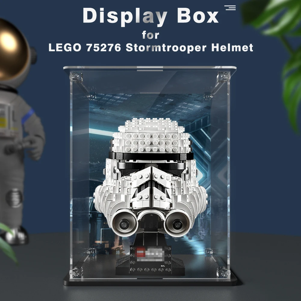 Acrylic Display Box for Lego 75276 Stormtrooper Helmet Dustproof Clear Display Case Model Toy Show Box (Lego Set not Included)
Acrylic Display Box for Lego 75276 Stormtrooper Helmet Dustproof Clear Display Case Model Toy Show Box (Lego Set not Included)