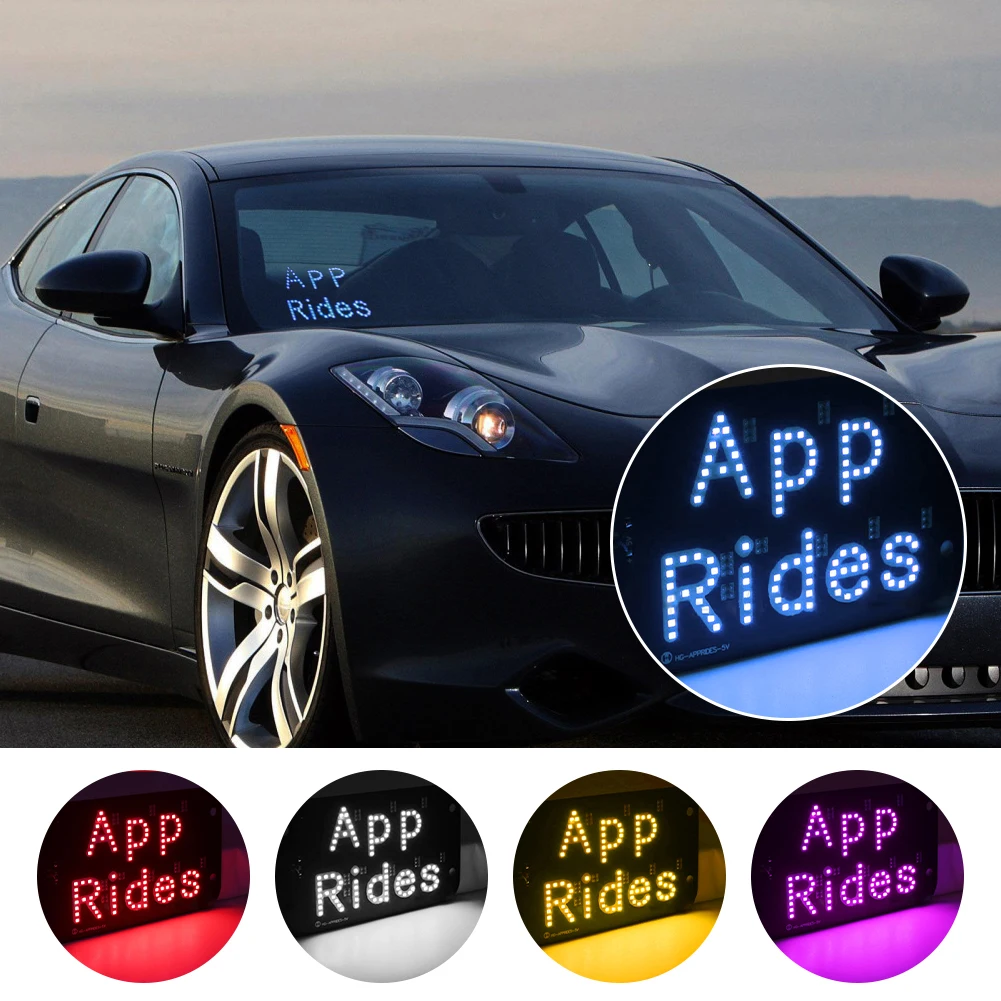 Car Led Indicator Warning Light APP Rides Car Sign Rideshare Lamp Board Car Taxi Roof Light With Suction Cup Auto Signal Lamp
Car Led Indicator Warning Light APP Rides Car Sign Rideshare Lamp Board Car Taxi Roof Light With Suction Cup Auto Signal Lamp