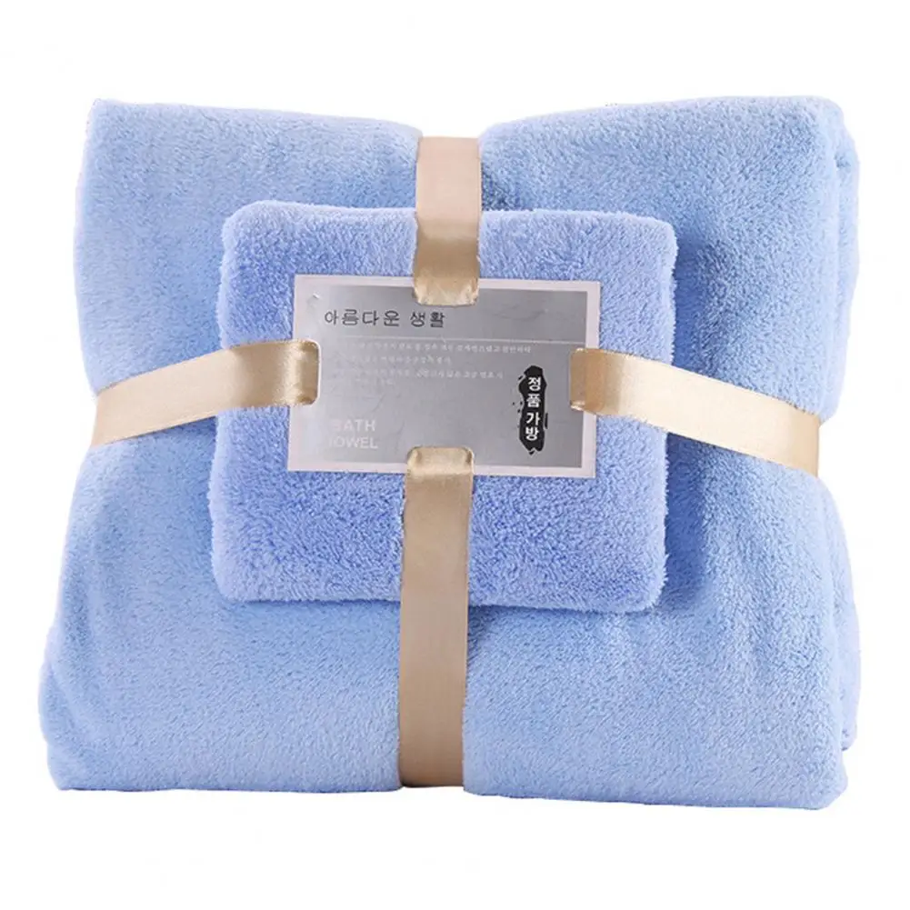 

Premium Bath Towels Luxuriously Soft Bath Towel Set for Gentle Skin Absorbent Quick Drying Versatile Usage for Bathroom 2 Pack