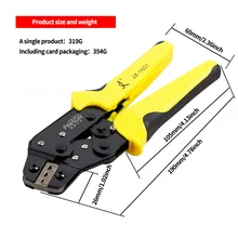 2.5-6mm 14-10AWG Wire Crimper Photovoltaic Wire Connector Terminals Wire Crimping Pliers Tools Terminal Crimper
2.5-6mm 14-10AWG Wire Crimper Photovoltaic Wire Connector Terminals Wire Crimping Pliers Tools Terminal Crimper
