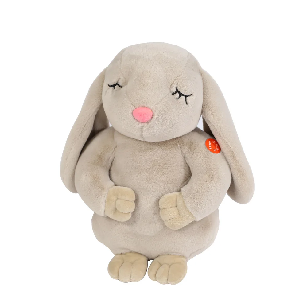 Electric Snoring Rabbit Sleeping Plush Dolls with Music Cute Bunny Soothing Plush Toys for Children Gift
Electric Snoring Rabbit Sleeping Plush Dolls with Music Cute Bunny Soothing Plush Toys for Children Gift
