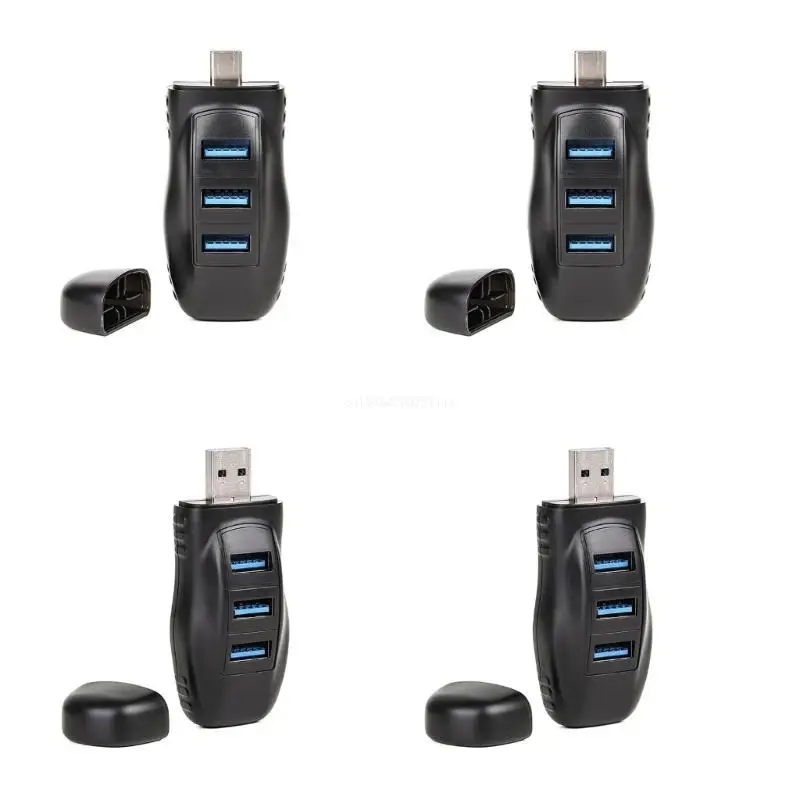 

USB C Hubs USB Splitters for Laptops, PC, Easily Multiple USB Devices for Power Supplies Data Transmission Dropship