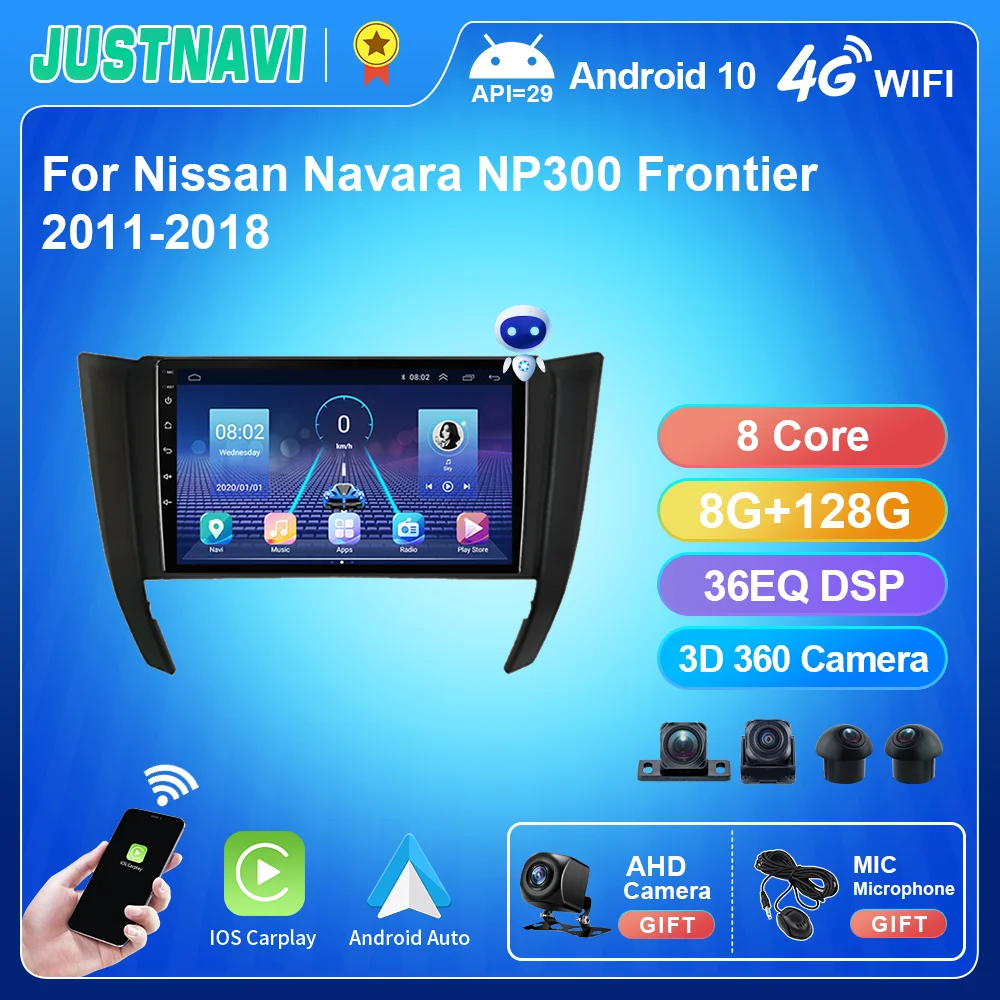 Автомагнитола JUSTNAVI 2 Din Android 10,0 для Nissan Navara NP300 Frontier 2011-2018 мультимедийный видеоплеер GPS-навигация стерео
Автомагнитола JUSTNAVI 2 Din Android 10,0 для Nissan Navara NP300 Frontier 2011-2018 мультимедийный видеоплеер GPS-навигация стерео