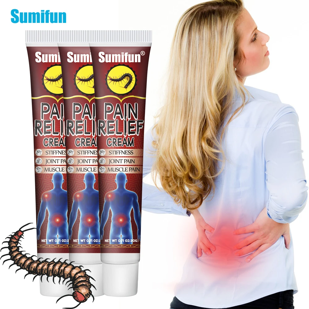 

1/2/3Pcs Sumifun Centipede Analgesic Cream Rheumatoid Arthritis Pain Relief Ointment Muscle Knee Joint Ache Medical Plaster 20g