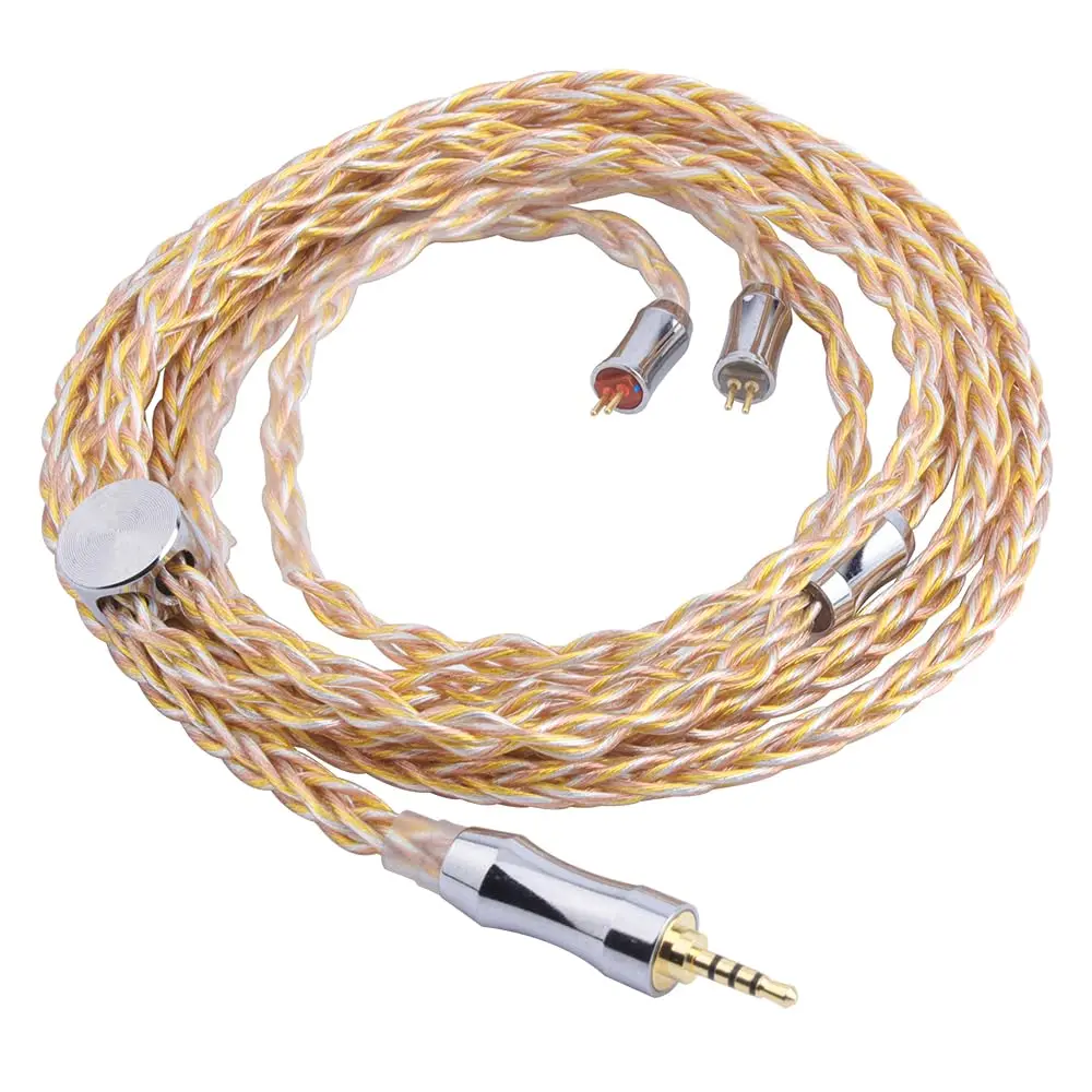 Tripowin NUCOOL 21 Core OFC+28 Core Silver-Plated Copper Mixed Braided Cable with 3.5mm Plug, 0.78mm 2Pin Connector
Tripowin NUCOOL 21 Core OFC+28 Core Silver-Plated Copper Mixed Braided Cable with 3.5mm Plug, 0.78mm 2Pin Connector