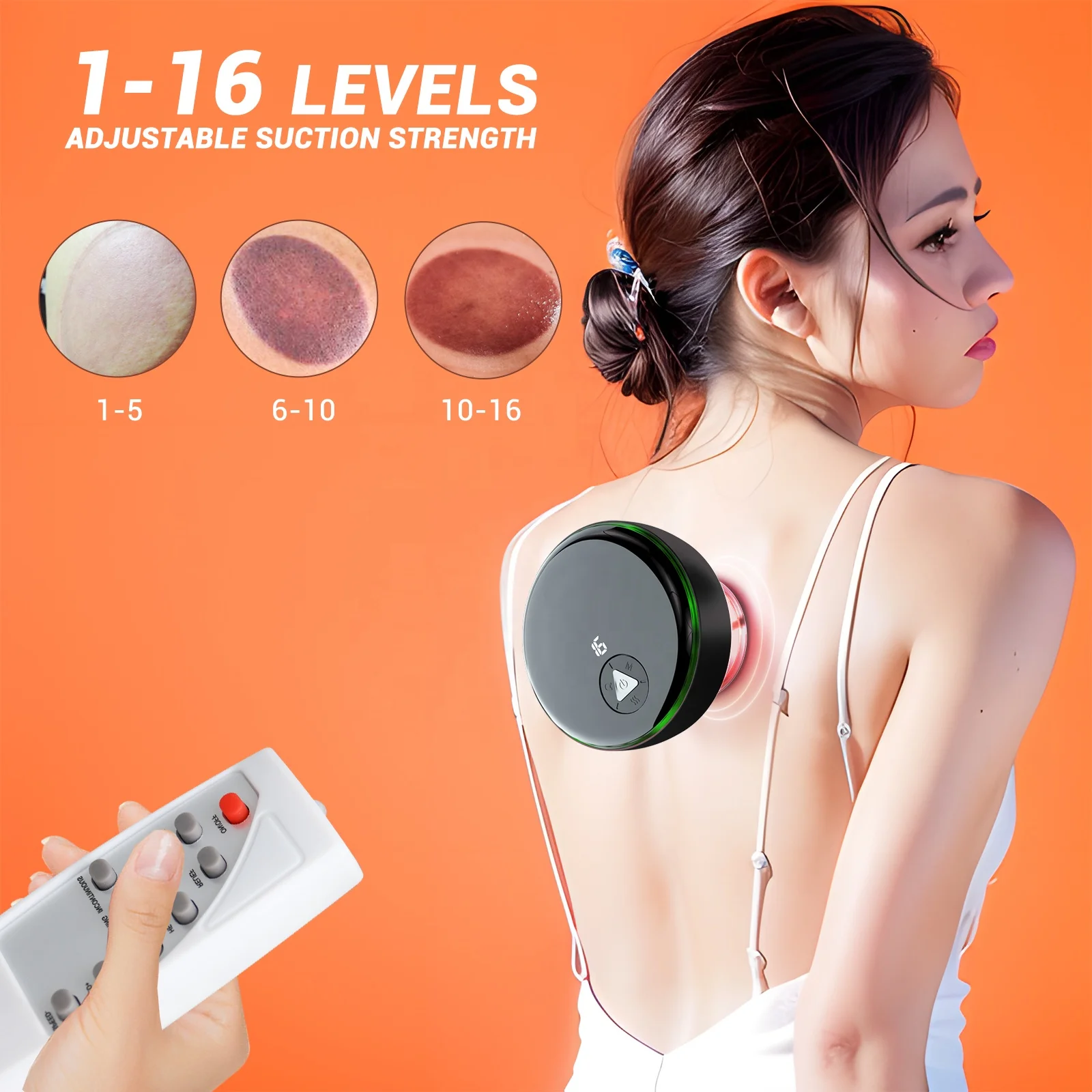 Electric Vacuum Cupping Massage With Remote Control Massage Body Therapy Rechargeable Vacuum Heated Cupping Massager Device
Electric Vacuum Cupping Massage With Remote Control Massage Body Therapy Rechargeable Vacuum Heated Cupping Massager Device