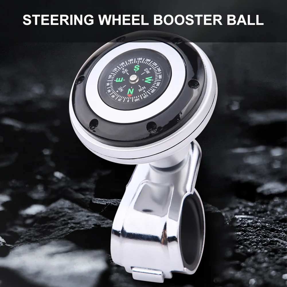 Steering Wheel Spinner Knob with Compass 360-degree Power Handle Ball Booster for Car Vehicle Steering Wheel Auto
Steering Wheel Spinner Knob with Compass 360-degree Power Handle Ball Booster for Car Vehicle Steering Wheel Auto