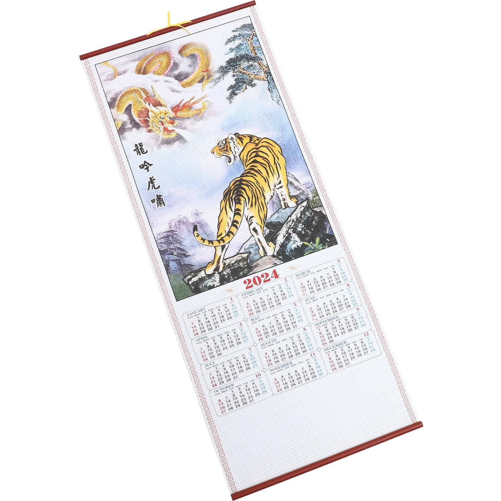 Traditional Chinese Calendar Scroll Hanging Calendar Hanging Calendar The Year Of Dragon Calendar Office Imitation Bamboo
Traditional Chinese Calendar Scroll Hanging Calendar Hanging Calendar The Year Of Dragon Calendar Office Imitation Bamboo