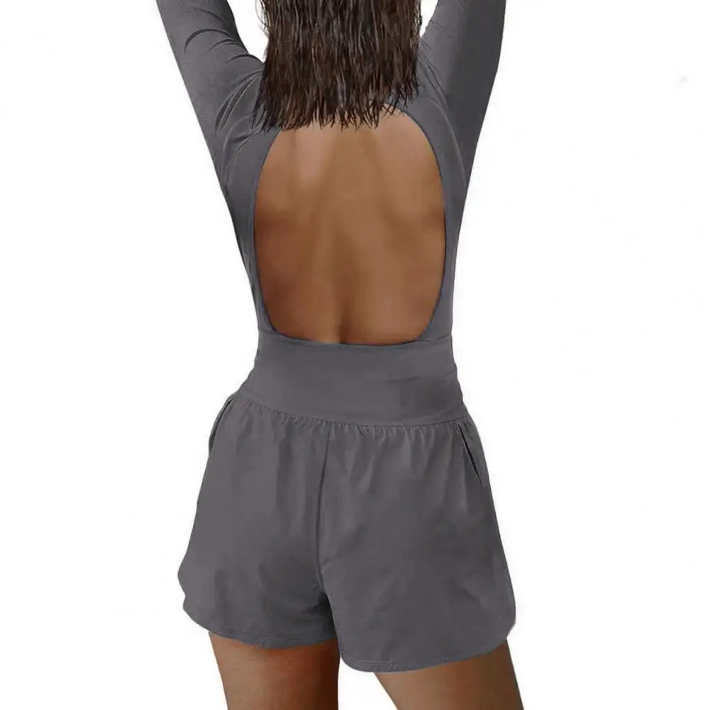 Women One Piece Tracksuit Slim-fit Activewear Romper Breathable Stylish Women's Jogging Rompers with Long Sleeves for Fall
Women One Piece Tracksuit Slim-fit Activewear Romper Breathable Stylish Women's Jogging Rompers with Long Sleeves for Fall
