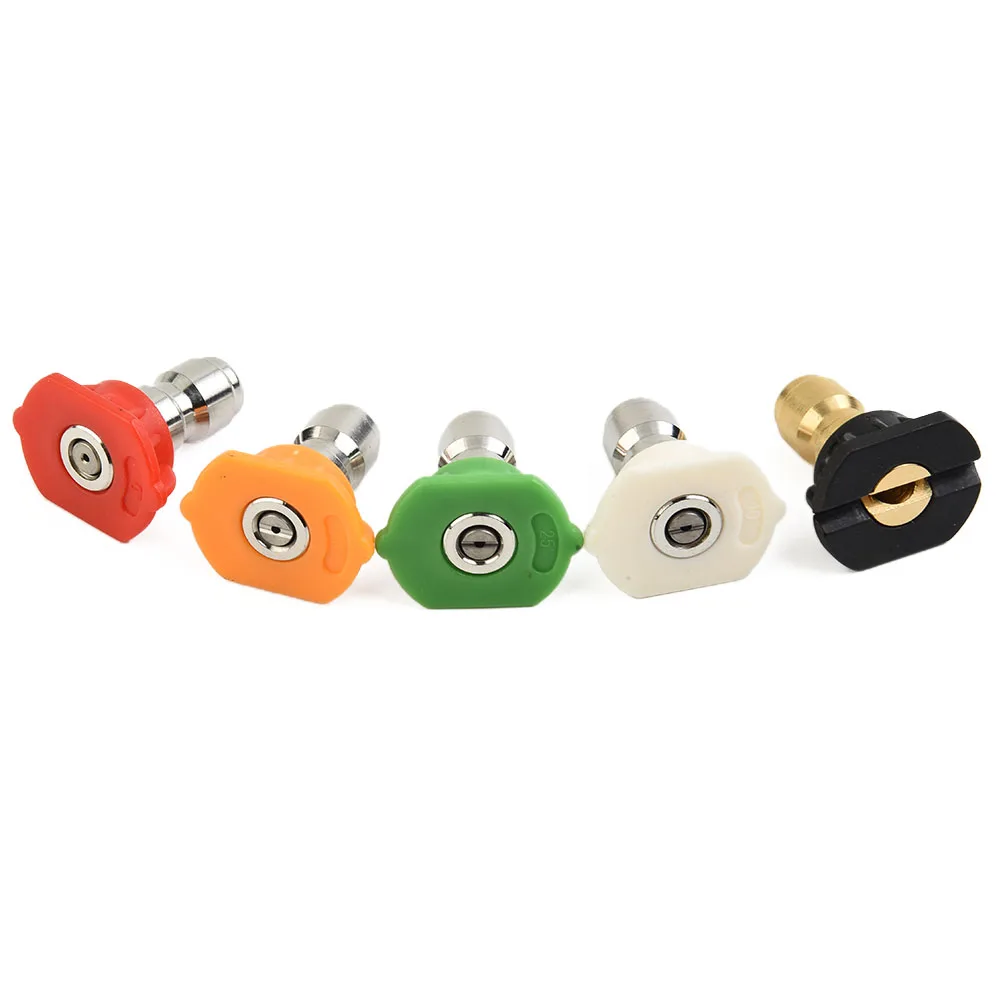 Pressure Washer Spray Nozzle Tips Quick Release Set Water Jet 5Pcs Quick Connector Multiple Degree New Brand High Quality
Pressure Washer Spray Nozzle Tips Quick Release Set Water Jet 5Pcs Quick Connector Multiple Degree New Brand High Quality