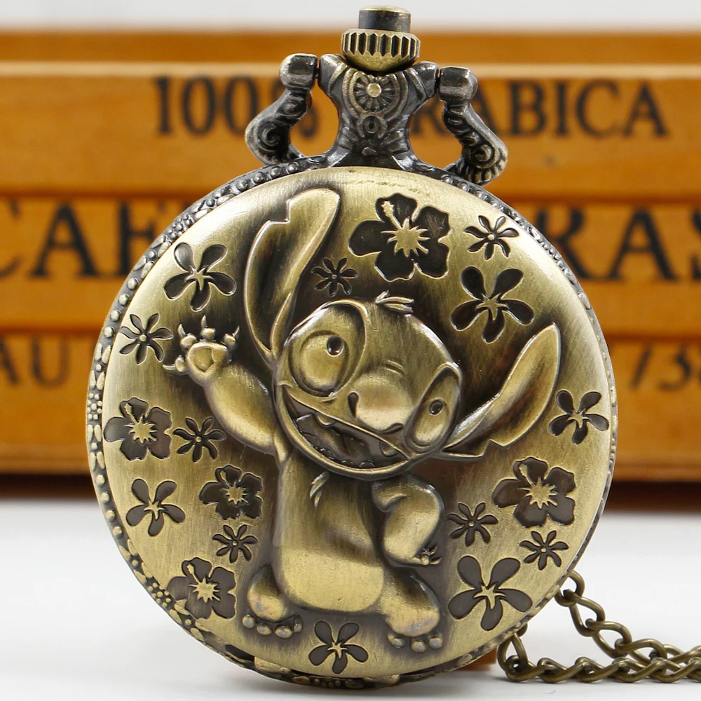 Bronze Cute Children's Baby Pocket Watch Embossed Design White Dial Quartz Pocket FOB Clock relógio de bolso
Bronze Cute Children's Baby Pocket Watch Embossed Design White Dial Quartz Pocket FOB Clock relógio de bolso