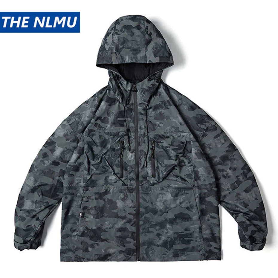 Camoufalege Hooded Jacket Windbreaker Coat Men Fashion Loose Zip-up Jackets Camping Outwear
Camoufalege Hooded Jacket Windbreaker Coat Men Fashion Loose Zip-up Jackets Camping Outwear