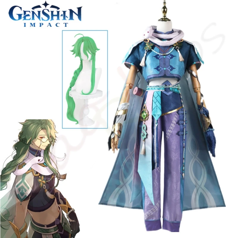 BaiZhu Cosplay Game Genshin Impact Costume Baizhu Halloween Costumes for Adult Men Wig Suit Festival Uniform Halloween Party Set
BaiZhu Cosplay Game Genshin Impact Costume Baizhu Halloween Costumes for Adult Men Wig Suit Festival Uniform Halloween Party Set