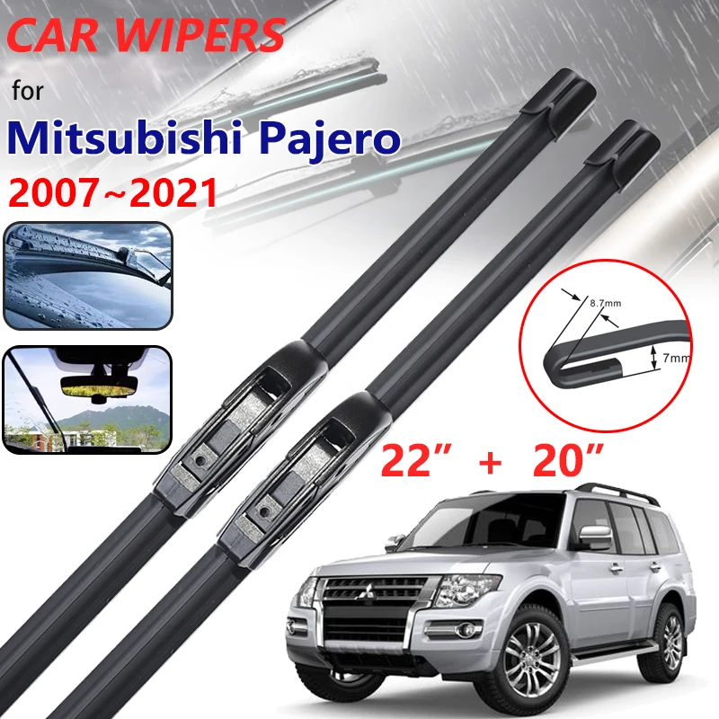 for Mitsubishi Pajero Accessories Shogun Montero 2007~2021 V80 V87 V93 V97 2x Car Wipers Blades Frameless Windscreen Windshield
for Mitsubishi Pajero Accessories Shogun Montero 2007~2021 V80 V87 V93 V97 2x Car Wipers Blades Frameless Windscreen Windshield